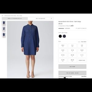 Universal Standard Hannah Denim Shirt Dress